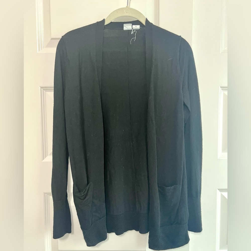 Black button up cardigan